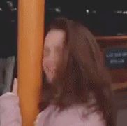 Kristin Davis + Public Pole = NAUGHTY MILF!!!