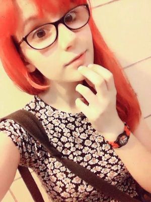 Cute Teenager Has A Normal Human Head With Glasses