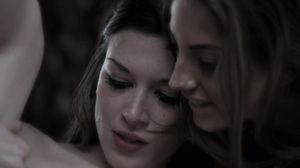 Her BFF rubs her cunt while her teachers cock rips her virgin asshole open