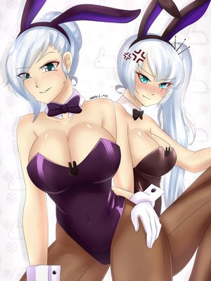 Bunny Winter and Weiss Schnee. by ZainKyugo