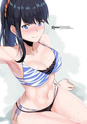 Hentai teen in bikini selfie