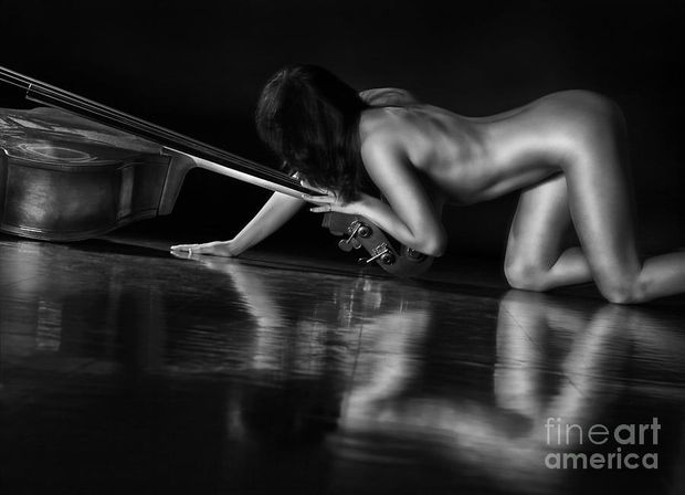 Nude Photograph - Music Muse by Naman Imagery