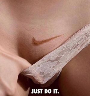 Just Do It (Nike Logo Landing Strip)