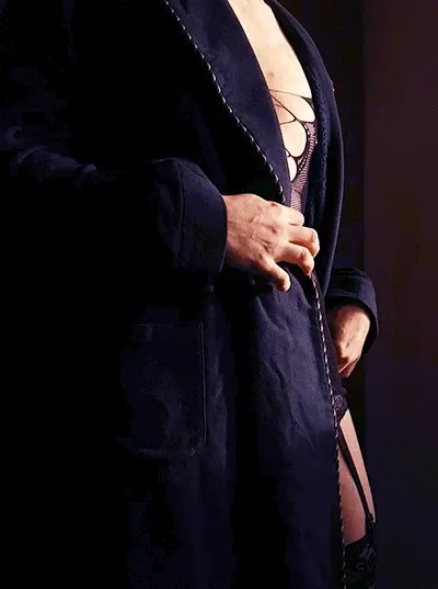 lace covered cock