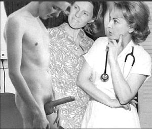 youthful guy must show his stiff dick to the mature ladies - they like to see cocks