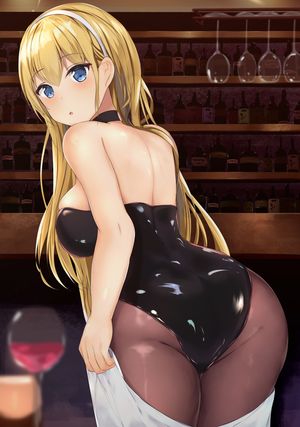 Barmaid Getting Dressed