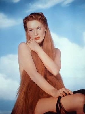Maureen O'Hara as Lady Godiva in Lady Godiva of Coventry