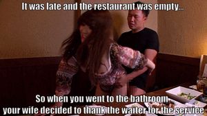 Japanese restaurant fuck