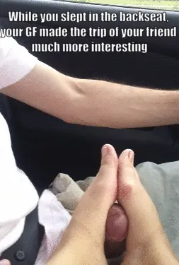 footjob car