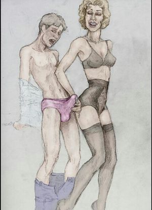 Auntie: "Get your cock out of your pants - your underwear will be too small