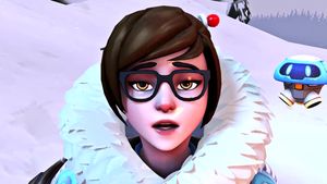 Mei Blowjob in the Snow