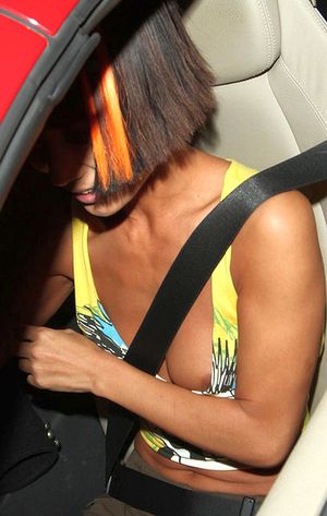 Bai Ling Nip Slip And Panty Upskirt