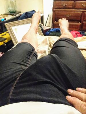 Tight shorts big cock