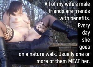 She enjoys her daily walk