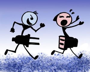 male end goes in female end