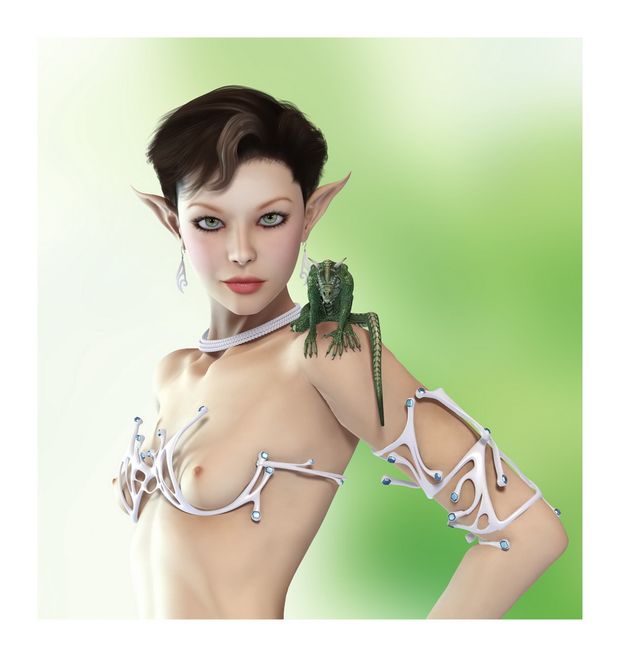 elf & baby dragon