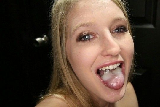 Mouthful of cum