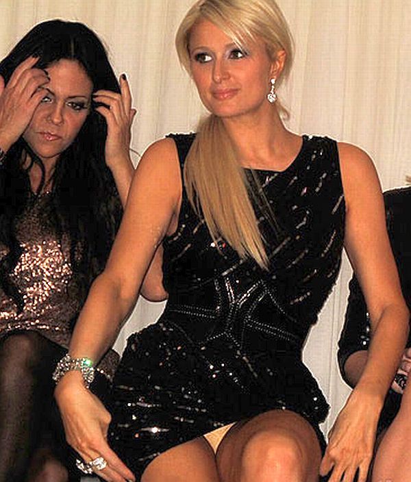 Paris Hilton Panty Upskirt