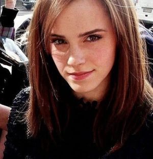 Emma Watson had to take a double take