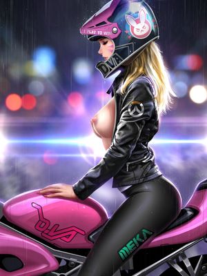 DVa the sexy biker.