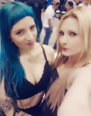 Goth Emo Makes A Sexy Facial Expression