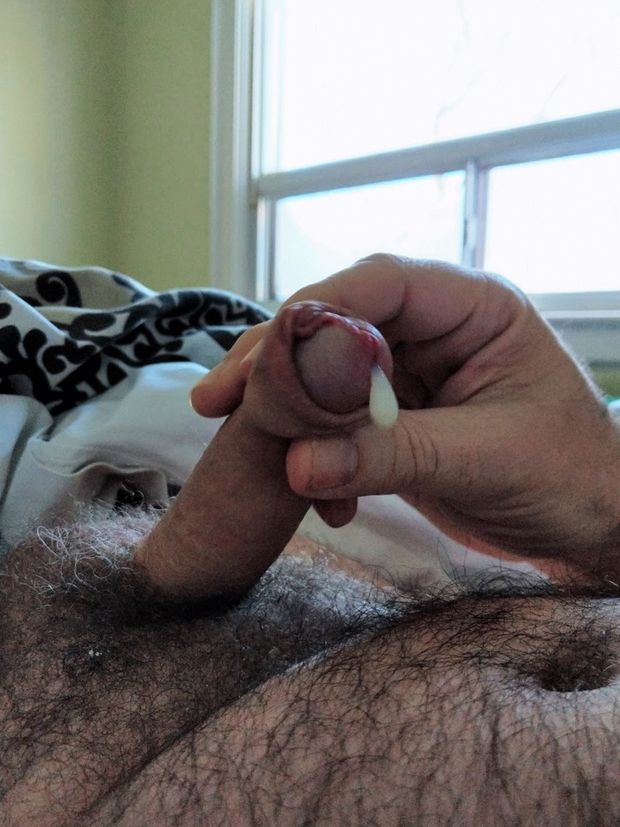 Jerking off, just as I cum #4
