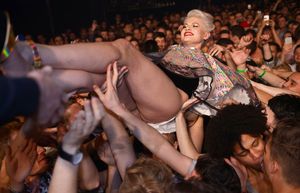 Alexa Goddard Crowd Surfing Upskirt