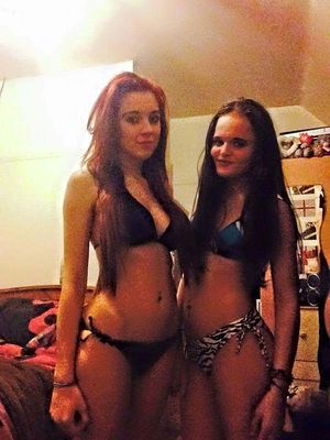 Page taylor and friend model bra and panties for dirty old men