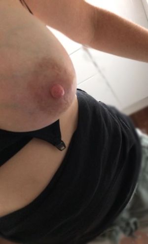 Wife just about to suck my cock got sneaky pic of tit