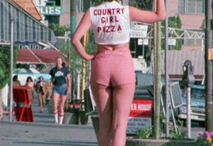 70s porn Rollergirl in Hotpants with nice ass rollerskating