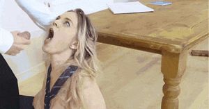 long haired aidra fox gets big facial