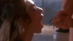 Hosing Down Her Face