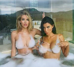 having fun in the bathtub