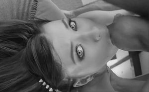 Hypnotic, whorish eyes.