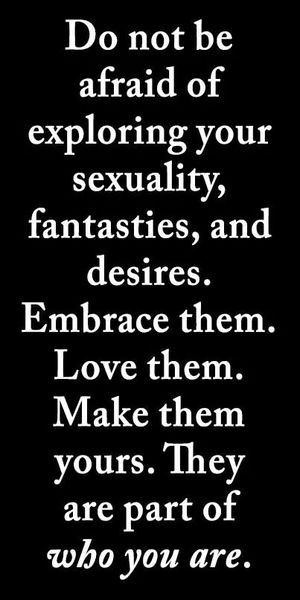 Explore your sexuality. Make wicked and kinky sex.