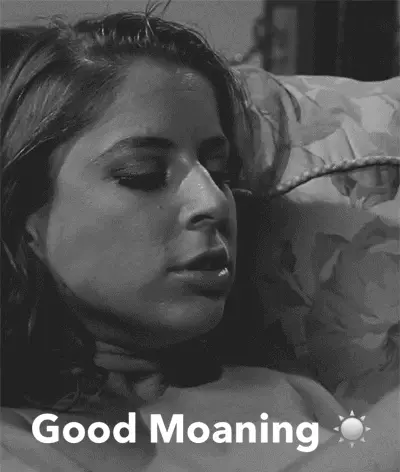 Good Moaning (Presley Hart’s O-Face in B&W)