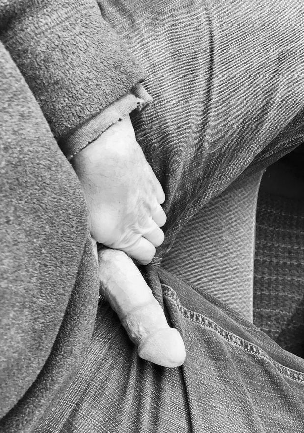 Stretched out on the road