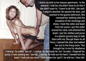 He, and a dozen of his friends “trained” her for a week.