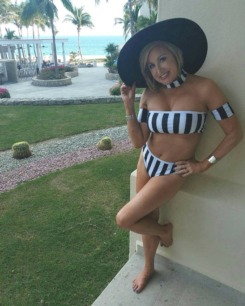 auntie in bikini