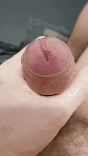 Playing with my cock. Want some?