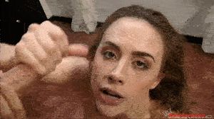 Face full of cum