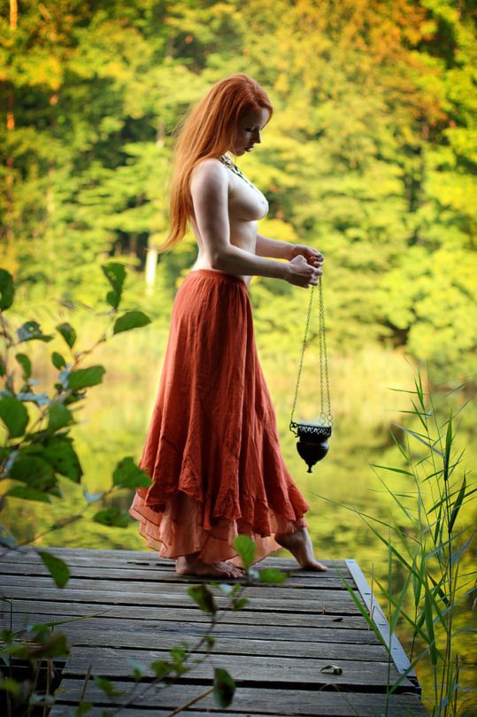 Maiden With Incense