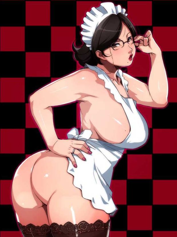 Chubby maid big boobs