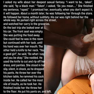 Her new fantasy is the same but with three men.