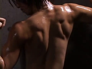 Muscled pornstar Ryoko Yoshida aka Mirai Urata