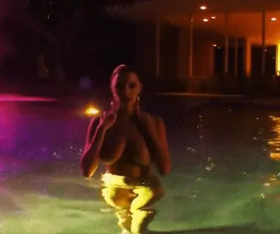 Alyssa skinny dipping
