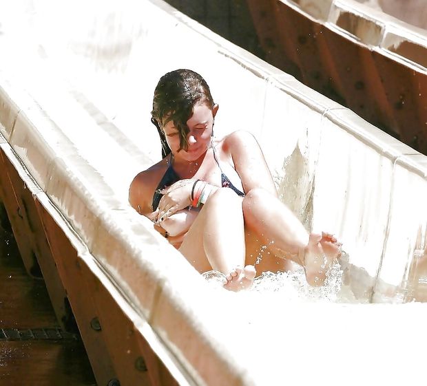 water slide