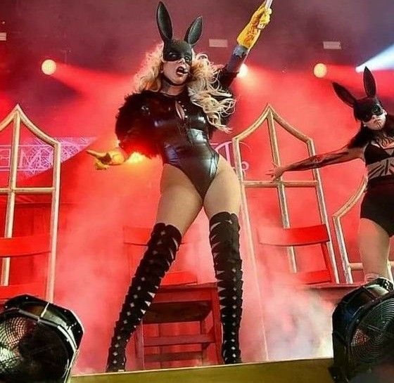 Non-nude Latex Celeberty