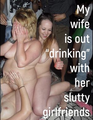 She was out all night