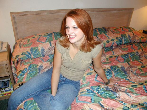 redhead in anticipation
